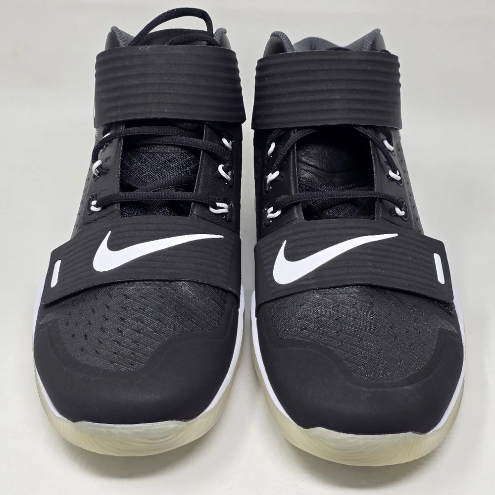 Nike Force Savage Mid Pro Black/White Football Turf AQ8130-001 Mens Size 14.5